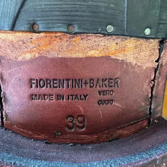 FIORENTINI+BAKER Polacchini
burgundy all Leather Ankle boots Men Size 39 - Picture 6 of 9